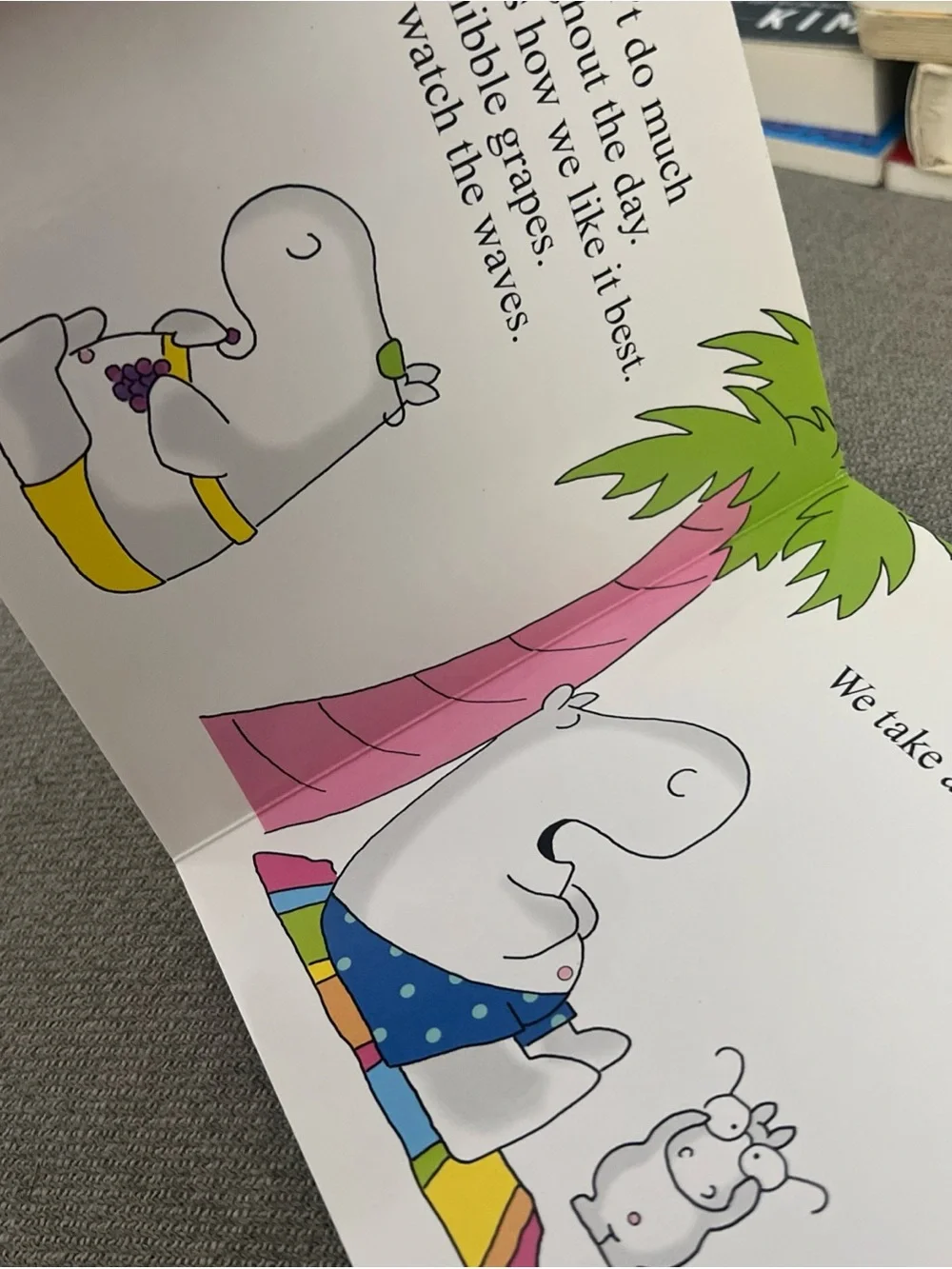 Sandra Boynton Belly Button Book — Green with Pink Polka Dots